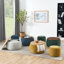 Repose-pieds rond avec rangement, fonction 2 en 1, table de bout avec repose-pieds, avec petit siège (25 po x 25 po x 14,7 po)-2099979501