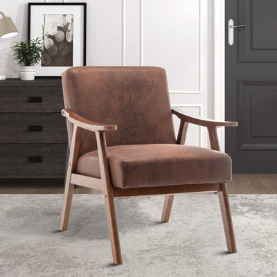 Maret 30.71'' Wide Classic Accent Chair Armchair Reception Chair Reading Chair