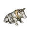 Cochon avec ruban, fonte