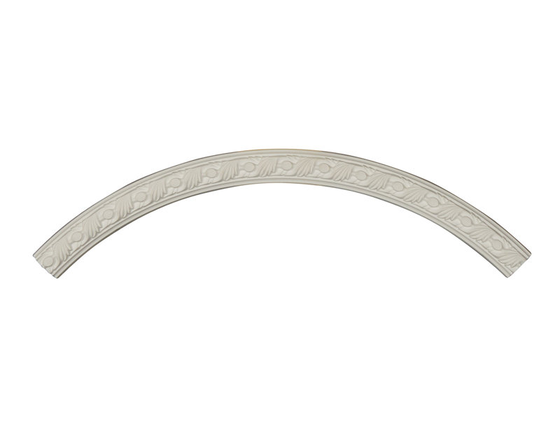 Ensemble d'anneaux de plafond Milton, H 43,625 po x l 43,625 po x P 1 po, Simple (1/4 d'un cercle complet)