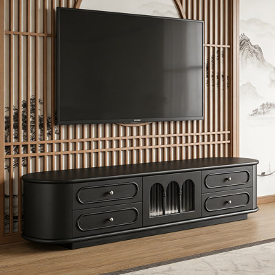 Minimalist Arch Storage Wide Top TV Stand