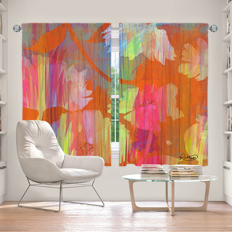 Gemi Room Darkening Curtain Pair, 56" W x 78" L