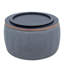 Repose-pieds rond avec rangement, fonction 2 en 1, table de bout avec repose-pieds-448624845