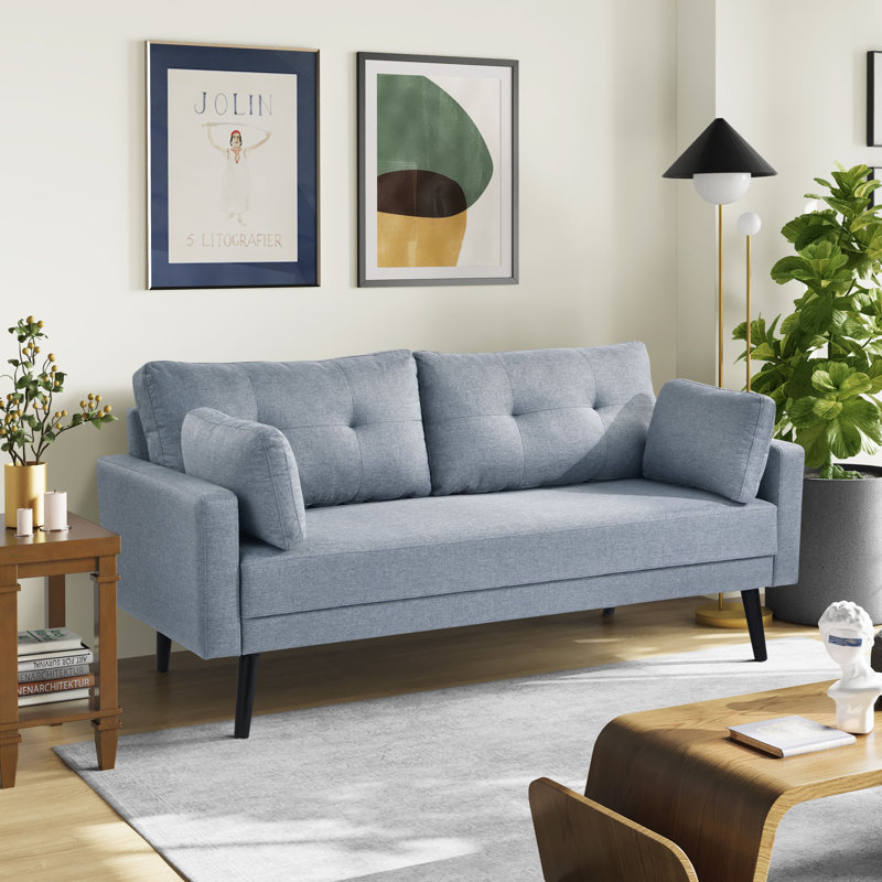 Serta Bronx 66.93" Tufted Back Stationary Sofa