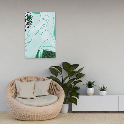 Art mural contemporain nu