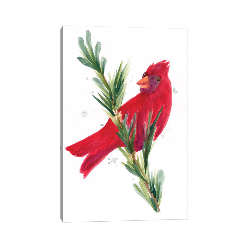 Warm Winter Wishes III by June Erica Vess - Wrapped Canvas Gallery-Wrapped Canvas Giclée, 20.32 cm H x 30.48 cm W