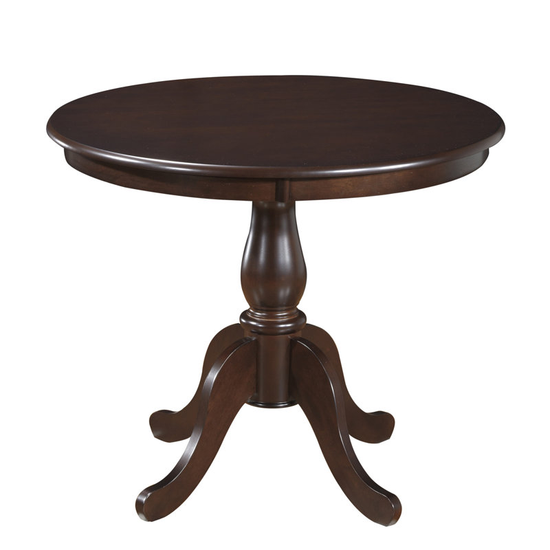Table de salle à manger 36 po, Bois espresso, H 30 po x L 36 po x l 36 po