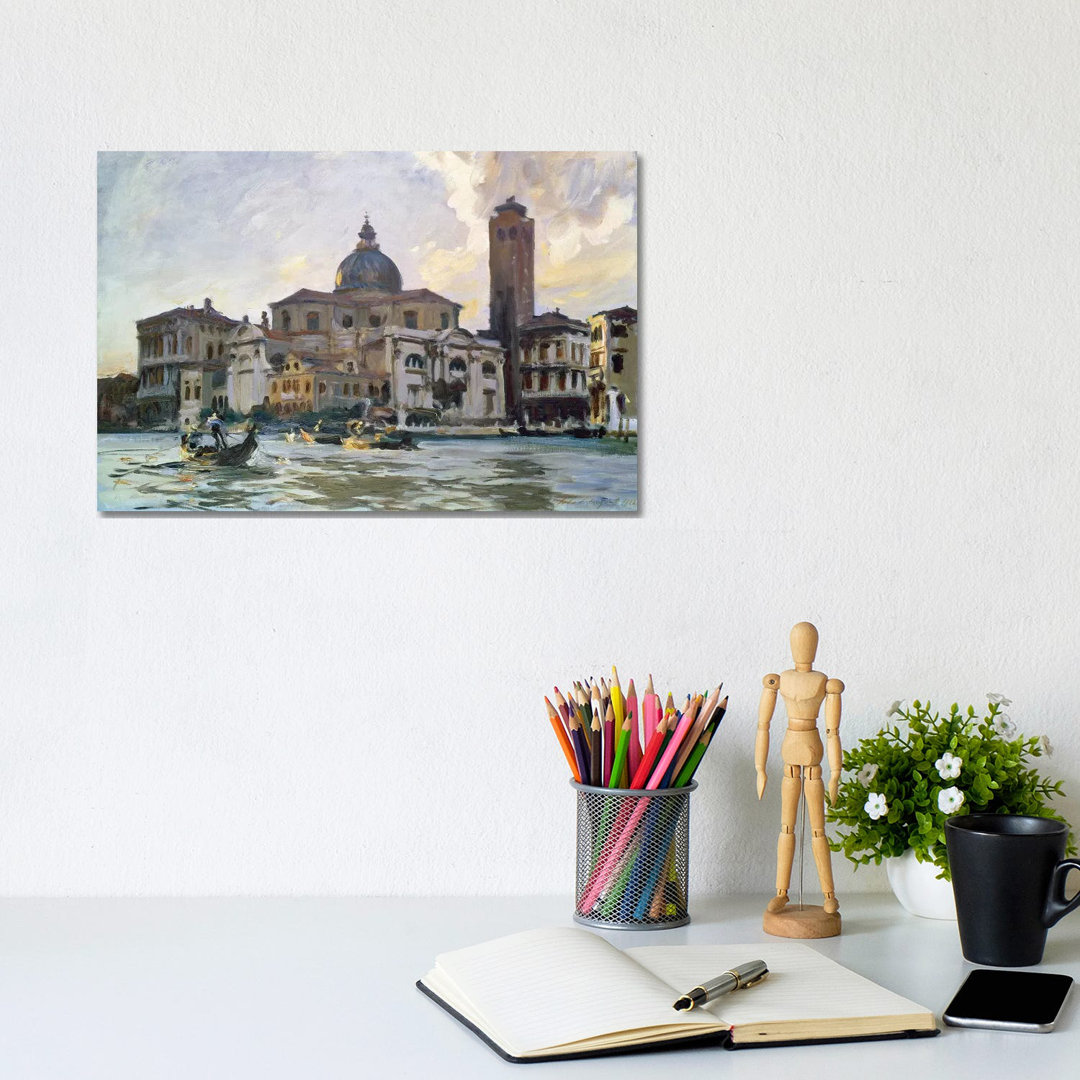 Palazzo Labia, Venice, 1913 by John Singer Sargent - Wrapped Canvas Art Prints
