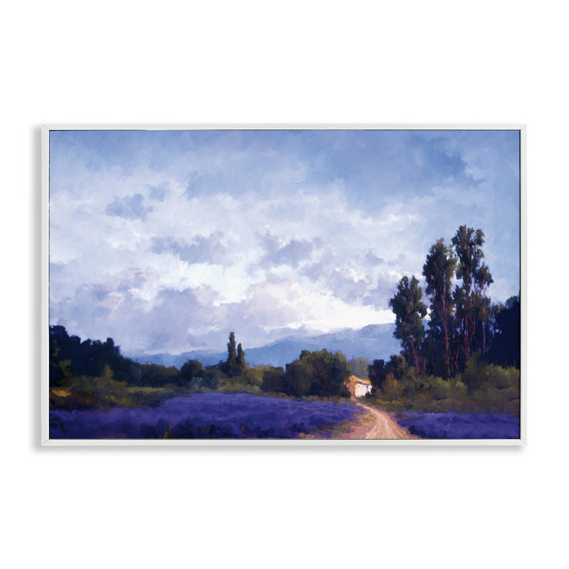 Giclée encadrée «Early Light over Countryside», conception par Brigitte Curt, H 12 po x l 18 po