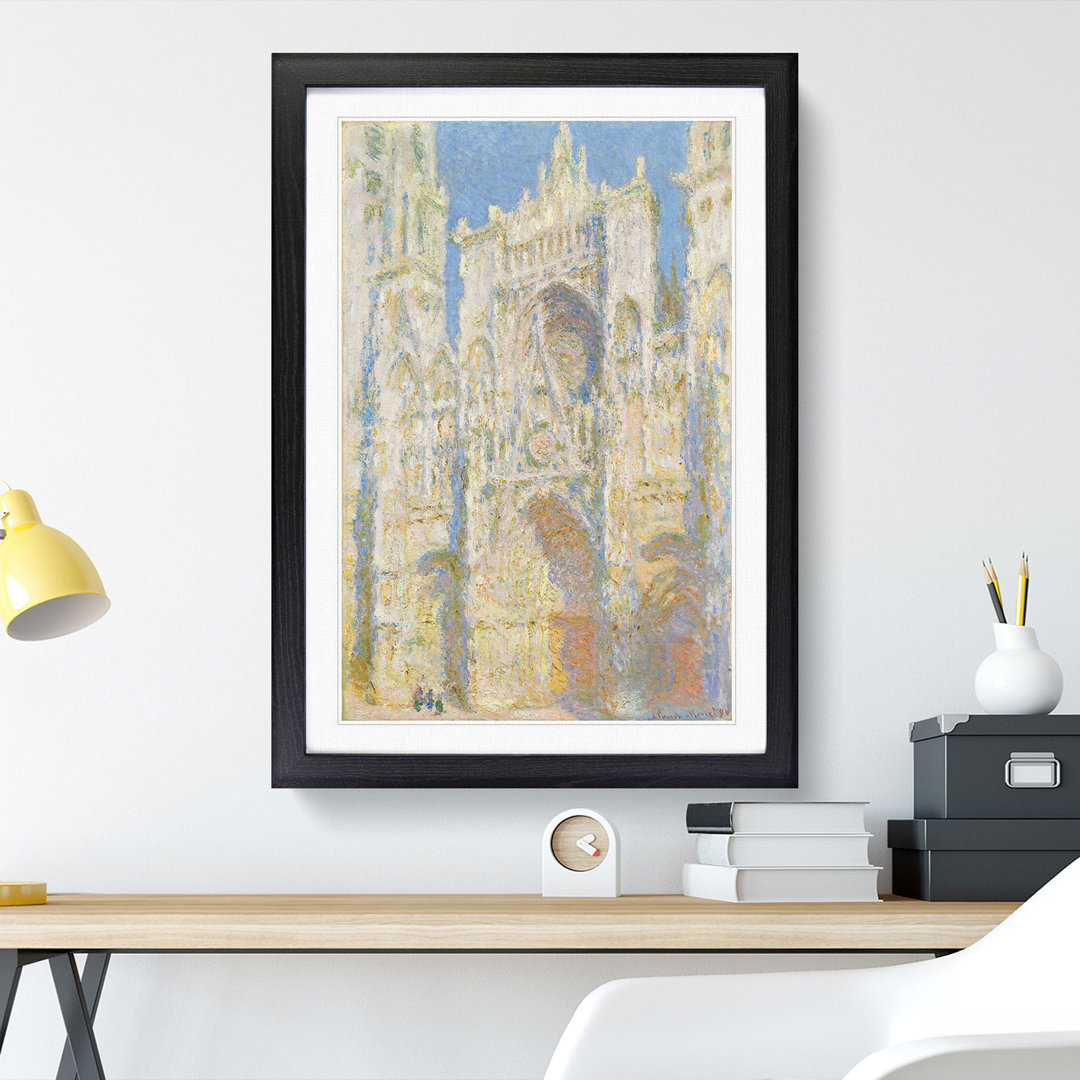Rouen Cathedral Vol.2 by Claude Monet - Picture Frame Painting