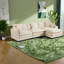 Canapé modulaire confortable en chenille rembourré pour le salon