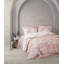 Ensemble de housse de couette luxueuse 100% coton Ranforce, rose | Comprend une housse de couette de 53,1 po x 78,7 po et une taie d'oreiller de 31,5 po x 31,5 po | Pigment imprimé, lavable à la machine, 145 fils, fermeture élégante-105527759