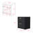 Nightstand Chequered, Two Drawers, Width X 18,9