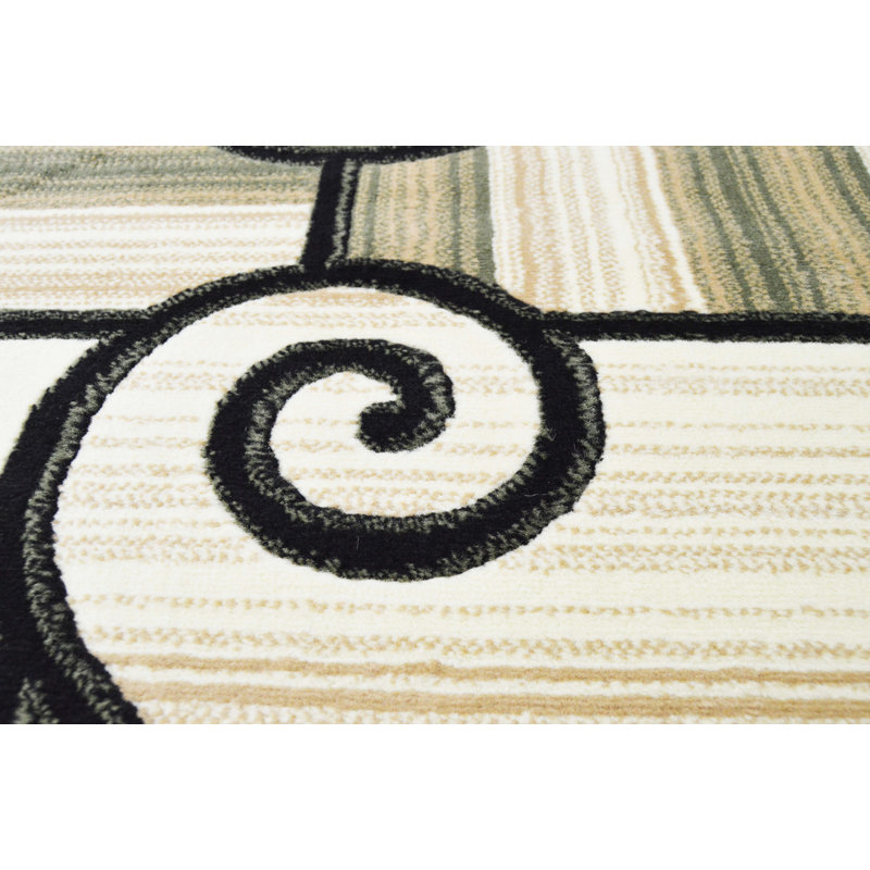 Cosper Abstract Indoor Rug, Rectangle 8' x 10'5"