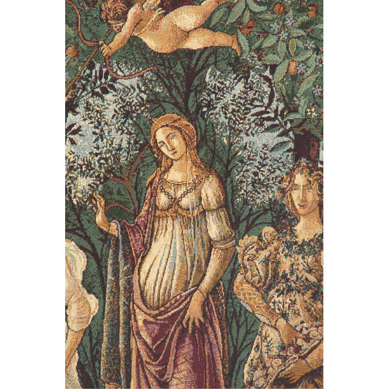 Italian Loom Woven Cotton Blend Wall Hanging, 12" H x 19" W