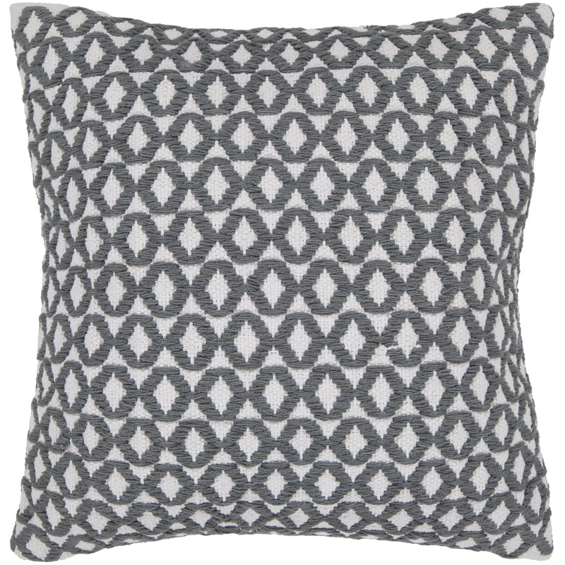 Dontae Square Pillow Cover & Insert, 18" H x 18" W