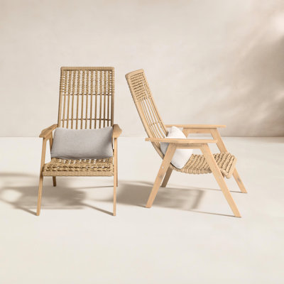 Anyston Teak Patio Lounge Chair