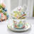 DNGJU 28oz. Floral Teapot Set
