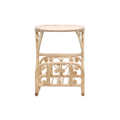 Patton Rattan Free Standing Magazine Rack