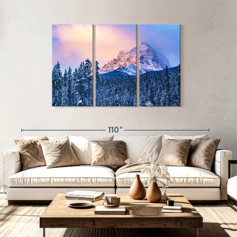 Alvord Banff Snow Mountain, H 48 po x l 74 po