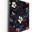 Janeeva - Horloge murale florale-254663000