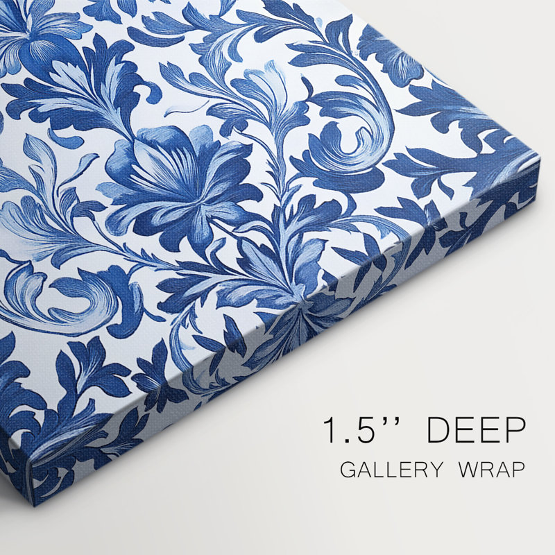 Série WG-MRRIS série DLxxxvii - Toile tendue avec châssis de qualité supérieure - Prêt à être accroché, H 18 po x l 12 po