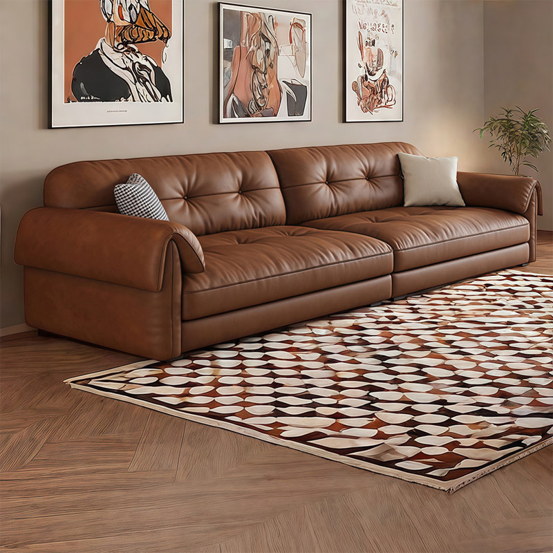 Canapé américain rétro et simple, H 33 po x l 110,23 po x P 39,37 po, 3