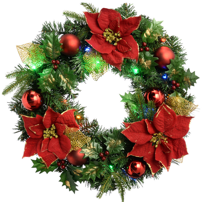 Lighted 60cm Wreath