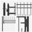 130 cm W Gate Fencing