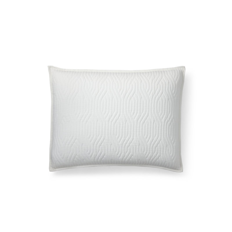 Wiley Standard Sham White, White, Standard Sham