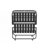 Folding Bed With Adjustable Headboard, 5" Memory Foam Rollaway Bed