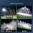 1 Pack 240W Outdoor Floodlights 36000LM Commercial Area Lighting Security Yard Lights Work Light IP65 6000K for Sports Court Street Garage Garden Plug & Play 
