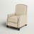 Glen Ellyn 30" Wide Genuine Leather Manual Club Recliner-314524546