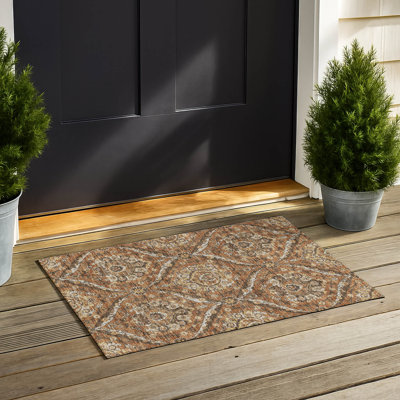 Machine Washable Indoor/Outdoor Chantille ACN2703 Global Rug