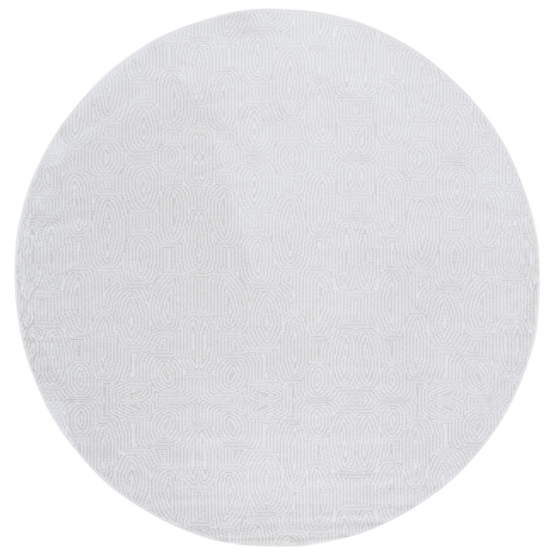 Tapis abstrait lavable à la machine Bayside 136 Performance, Rond 6 pi 7 po