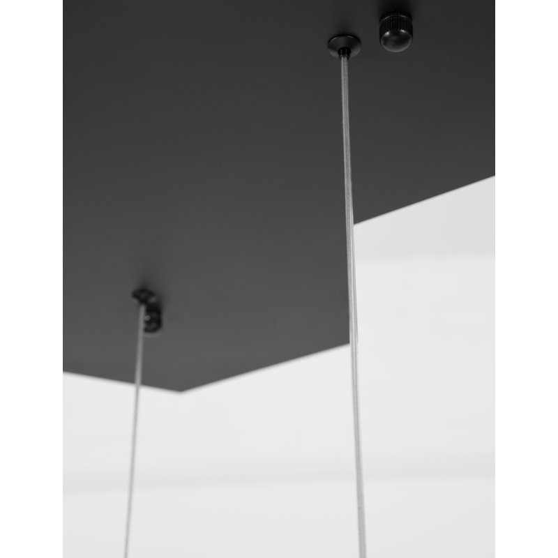 3 - Light LED Cluster Pendant, Black