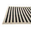 Tapis noir et blanc Noor