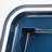 25 Lbs WeatherPro Airtight Small-Pet Food Storage Bin Container with Casters, Navy
