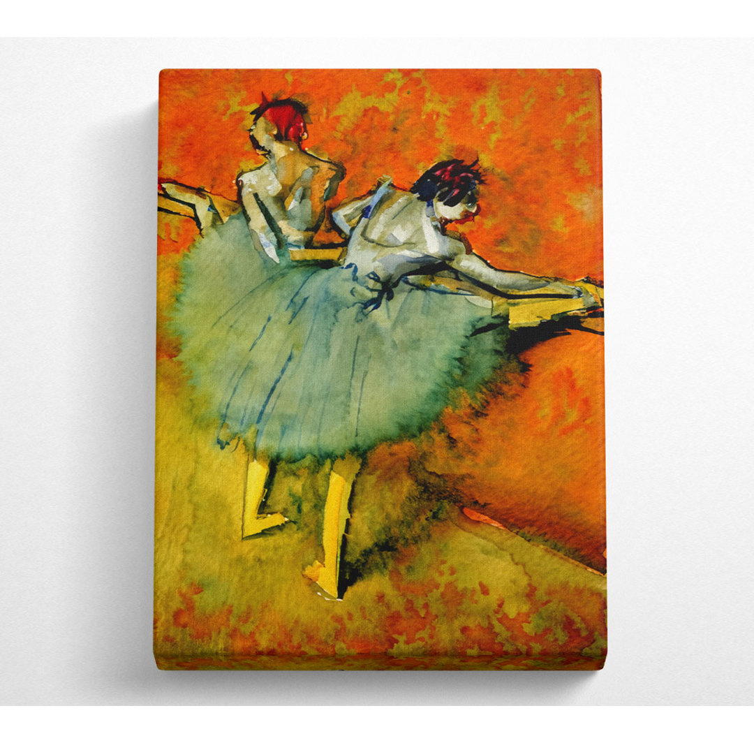 Degas Ballerina Zwillinge - Kunstdrucke auf Leinwand