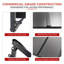 Auvent fixe en métal à coutures debout Awntech Houstonian avec côtés ouverts-28213363-126123790-28213106