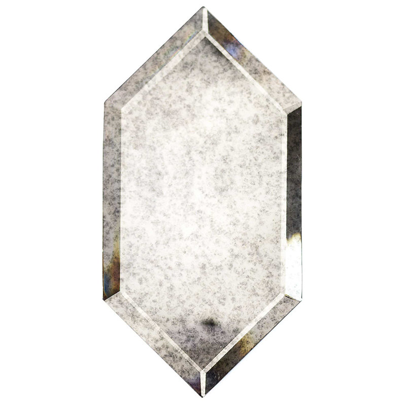 Paris 8x4 Beveled Hexagon Mirror Tile
