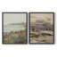 «Vintage Landscape XLII», impression giclée sur cadre - ensemble de 2-570761602-570761606