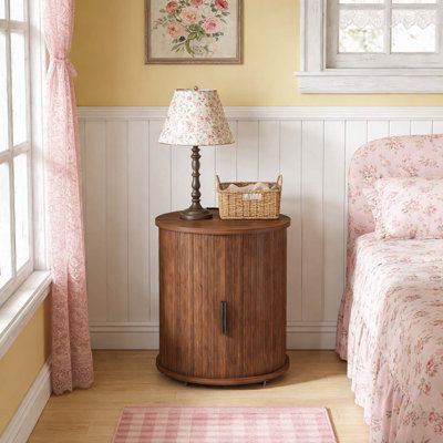 Table de chevet ronde à 2 niveaux avec ports USB, pour salon, chambre à coucher, entrée