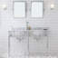 Ensemble de meuble-lavabo ovale en pierre 33 po avec robinet et trop-plein Copeland-155689390