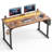 Home Office Computer Desk With LED Lights For Small Spaces, Study Writing Desk With Storage Bag And Headphone Hook-1753726530-1753726552