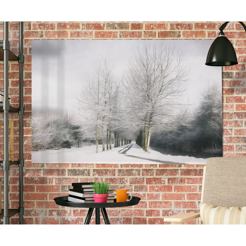 « winter is here », reproduction, H 12 po x l 18 po x P 1,5 po, Toile tendue