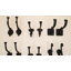 Crochets muraux robustes en fonte Jontaya pour suspendre manteau, sac, serviette, robe, chapeau