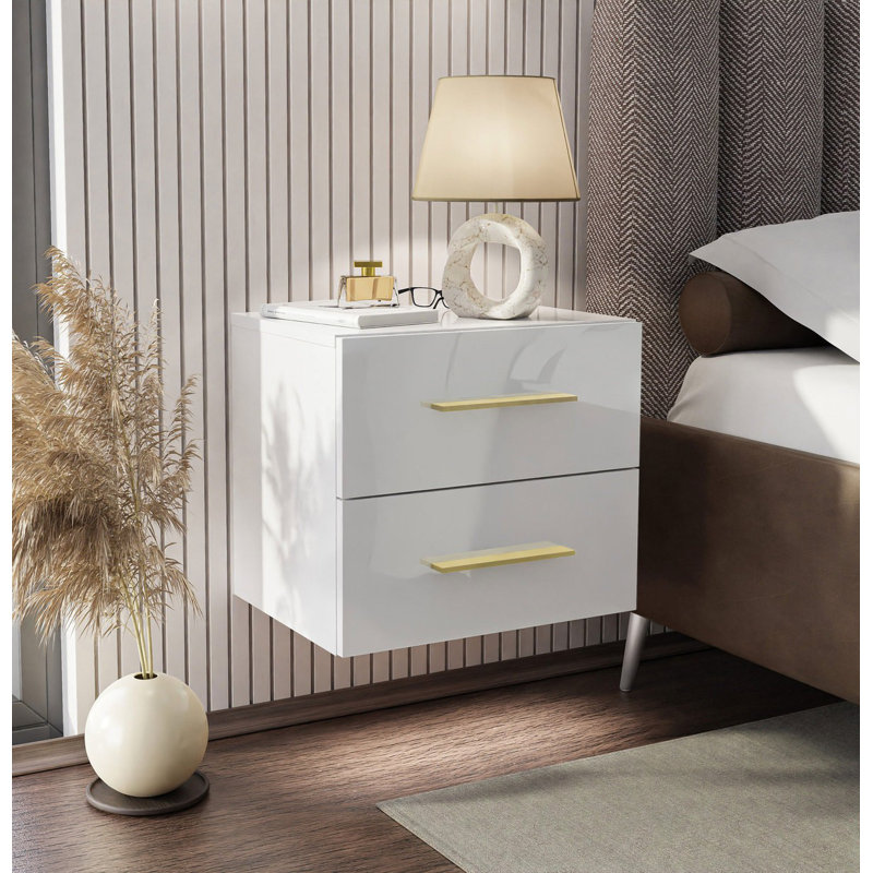 Varonique 2 Drawer Bedside Table