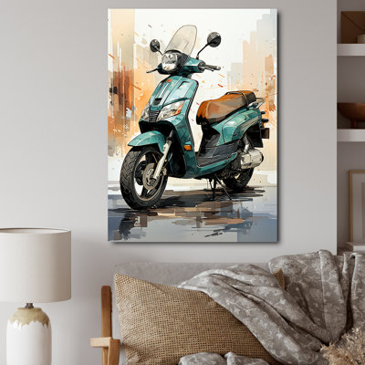 " Green Scooter City Cruiser "