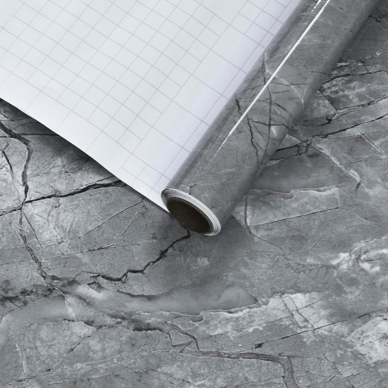 Papier de contact imperméable peler et coller en marbre, enveloppe de vinyle auto-adhésive, motif de marbre moderne, durable et amovible, idéal pour la cuisine, la salle de bain, les meubles et les murs